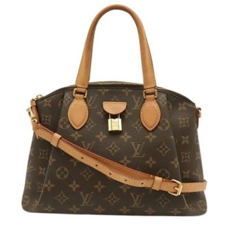 Louis Vuitton Pre-owned Vintage Canvas Handbag - Dames - Pre-owned - Bruin - Maat: ONE Size Leer