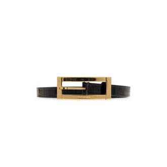 Dsquared2 Belts, female, Black, Size: 80 CM Leather belt
