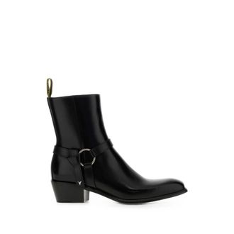 Fendi Double O Ring-detail Ankle Boots