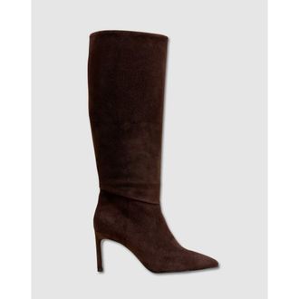 Mi-Mai Coco Stiletto Long Boot in Chocolate at Nordstrom, Size 10