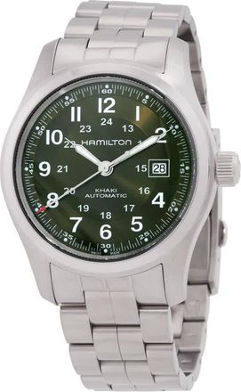 Hamilton Khaki Field Automatic Green Dial Watch H70605160