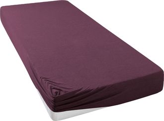 Leonique Spannbettlaken »Malia in Gr. 90x200, 140x200 oder 180x200 cm« aus Baumwolle, für Matratzen bis 30 cm Höhe, Bettlaken, Spannbetttuch