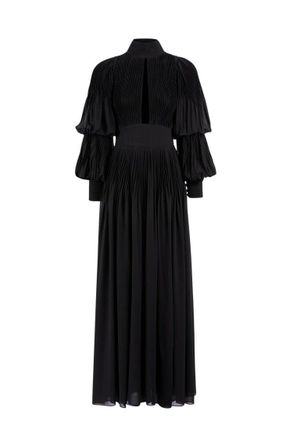 Saiid Kobeisy Pleated Midi Dress
