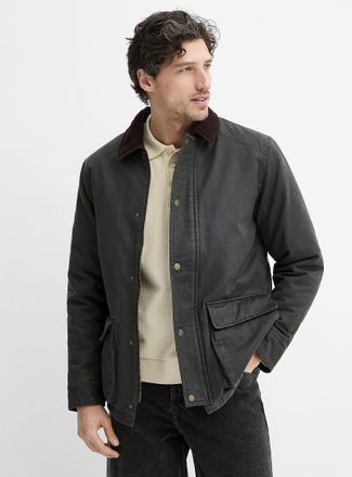 Le 31 Mens Heritage waxed cotton jacket