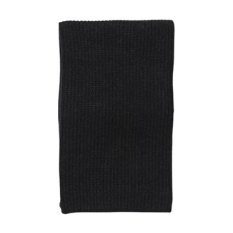 Chiara Ferragni Winter Scarves, unisex, Black, Size: ONE SIZE Ribbed Neck Warmer