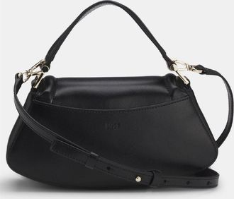 HUGO BOSS Womens Accessories Leather Shoulder Bag in Black - One Size