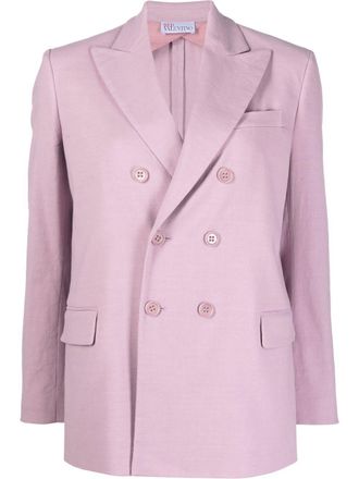 Red Valentino peak-lapels double-breasted blazer - Pink