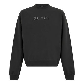 Gucci Jersey con logo - Sweatshirts & Hoodies - Hombre - Negro - XL