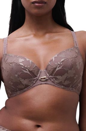 Chantelle Idyll Underwire Unlined Bra in Nutmeg at Nordstrom, Size 36E
