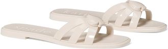 Kate Spade New York Sculpted Spade Jelly Sandals Womens Sandals Cream : 10 M, Synthetic