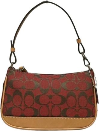 Coach Pre-owned Shoulder Bags, female, Red, Size: ONE SIZE Pre-owned Shoulder Bag