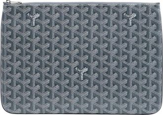 Goyard Pre-owned Clutches, female, Gray, Size: ONE SIZE Pre-owned Vintage Monogram Clutch