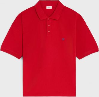 Celine Polo Shirt Men color Red