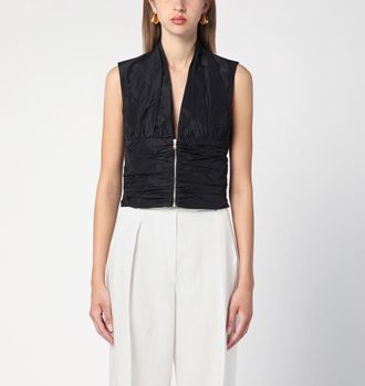 Patou Gilet nero con zip