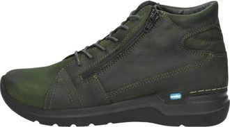 Wolky Why Veterboot - Dames - Veterlaarzen - Groen - 38 EU - Wol - Schoenen