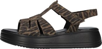Gabor 742 Platform Sandal - Dames - Sandalen - Bruin - 42 1/2 EU - Leer - Schoenen