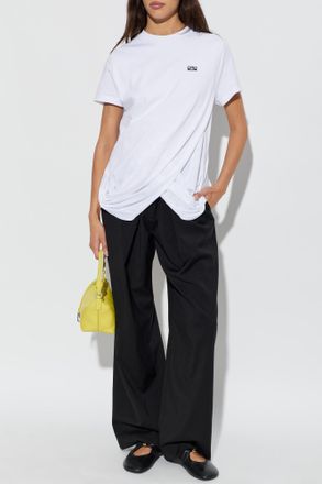 Loewe T-shirt With Logo, Womens, White