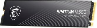 OEM Msi Spatium M560 Ssd 2tb Pcie 5.0 Nvme 2.0 M.2 2280 (10300/8700 Mb/s) 3d Nand