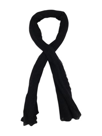 Botto Giuseppe small cashmere scarf - women - Cashmere - One Size - Black