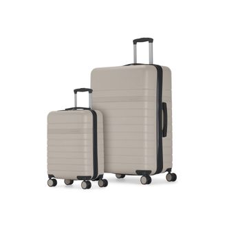 Bugatti Lisbon 2 Piece Hardside Luggage Set with Expansion