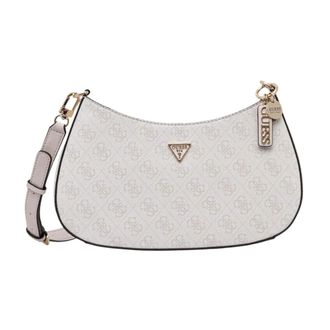 Guess Shoulder Bags, female, Beige, Size: ONE SIZE Anadela 3 Comp Satch