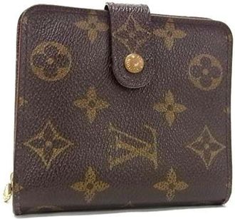 Louis Vuitton Monogram Brown Pvc Leather Wallet (Bi-Fold) (Pre-Owned)