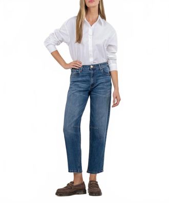 Kut from the Kloth Ashley Slouchy Barrel Straight Leg Jeans In Dedication