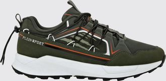 Plein Sport Sneakers low-top a righe in mesh con chiusura a coulisse e logo