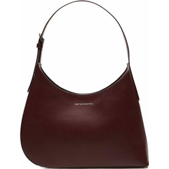 Want Les Essentiels Arch Smooth Leather Shoulder Bag in Dark Cherry at Nordstrom