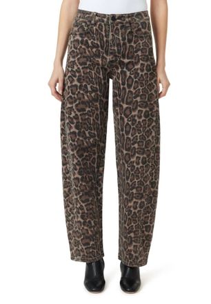 Habitual Evie Barrel Jeans In Leopard