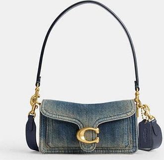 Coach Tabby Shoulder Bag 20 In Regenerative Cotton Denim