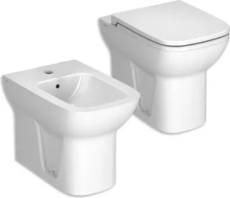 Vitra Coppia Sanitari Filomuro Wc E Bidet Mod. S20 Vitra