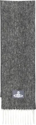 Vivienne Westwood Wool-Blend Sjaal - Dames - Wintersjaals - Grijs - ONE Size - Wol - Accessoires