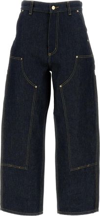 Carhartt Work in Progress Jeans met riemlussen - Blauw