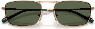 Vogue Eyewear Pillow Zonnebril - Heren - Zonnebrillen - Groen - 56 MM - Accessoires