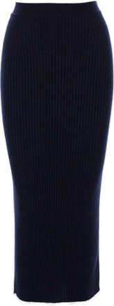 Chloé High-waisted Ribbed Pencil Skirt