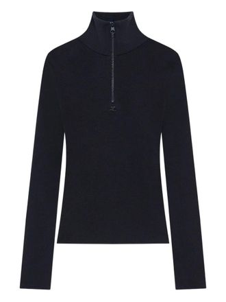Courrèges Zip-Up Sweater