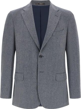 Boggi Milano Jassen, Heren, Blauw, XL, Blazers