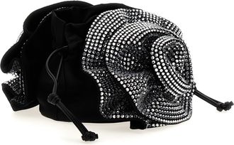 Magda Butrym Womens Black Viscose Crossbody Bag