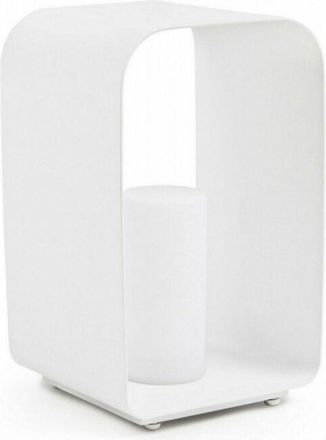 BIZZOTTO L&aacute;mpara Led Con L&aacute;mpara De Pie Ridley Blanca 25x28x H45 Cm