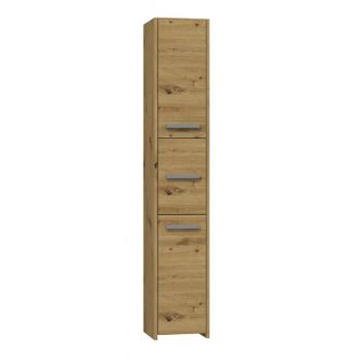 Topeshop Verona - Torre De Ba&ntilde;o - 30x30x170cm - Mueble De Ba&ntilde;o Con Almacenamiento - Imitacion Madera