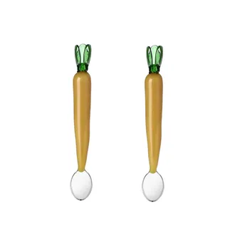 Ichendorf Juego de Verduras 2 Cucharas Zanahoria