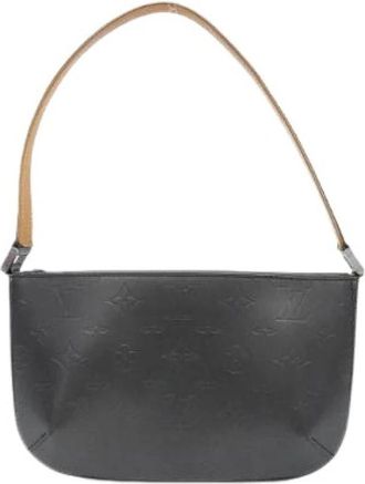 Louis Vuitton Pre-owned Monogram Mat Fowler Schoudertas - Dames - Vintage Schoudertas - Zwart - ONE Size - Leer - Vintage