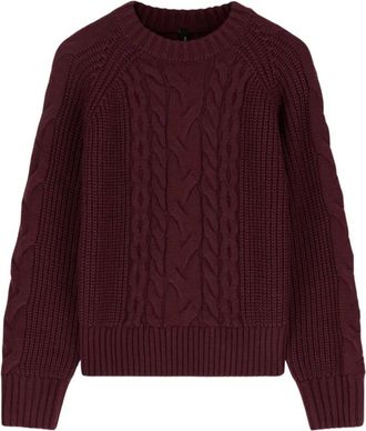 Marciano Eras Chunky Sweater - Knitwear - Mujer - Rojo - XS