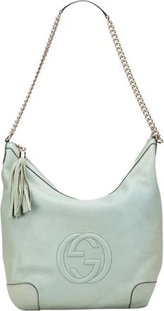 Gucci Borsa a spalla in pelle Pre-owned - - Pre-owned - Donna - Blu - ONE SIZE