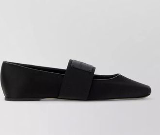 Givenchy satin square ballerina flats