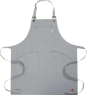 KAF Home Cat Cora Stain Proof Adjustable Chefs Apron, 28 x 36-Inch