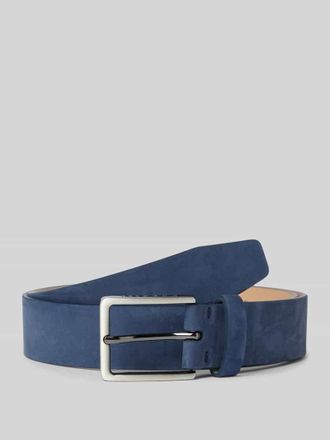 Bugatti Gürtel mit Dornschließe in Marine, Größe 110