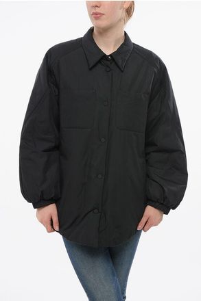 Bacon Quilted NEW CLAIRE Overshirt with Elastic Cuffs size M