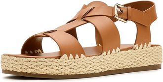 Marc Fisher Elissa Womens Dress Sandals Medium Natural Leather : 8.5 M